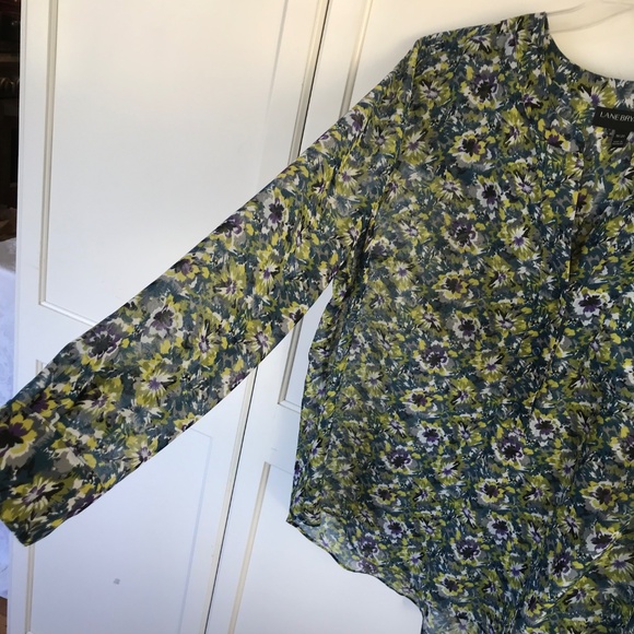 LANE BRYANT Floral Tunic Chiffon Popover Blouse Women’s Plus Size 18/20 2X - Picture 10 of 16